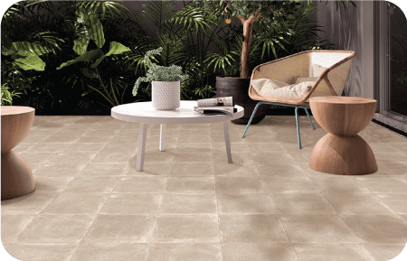 Creative outdoor floors banner